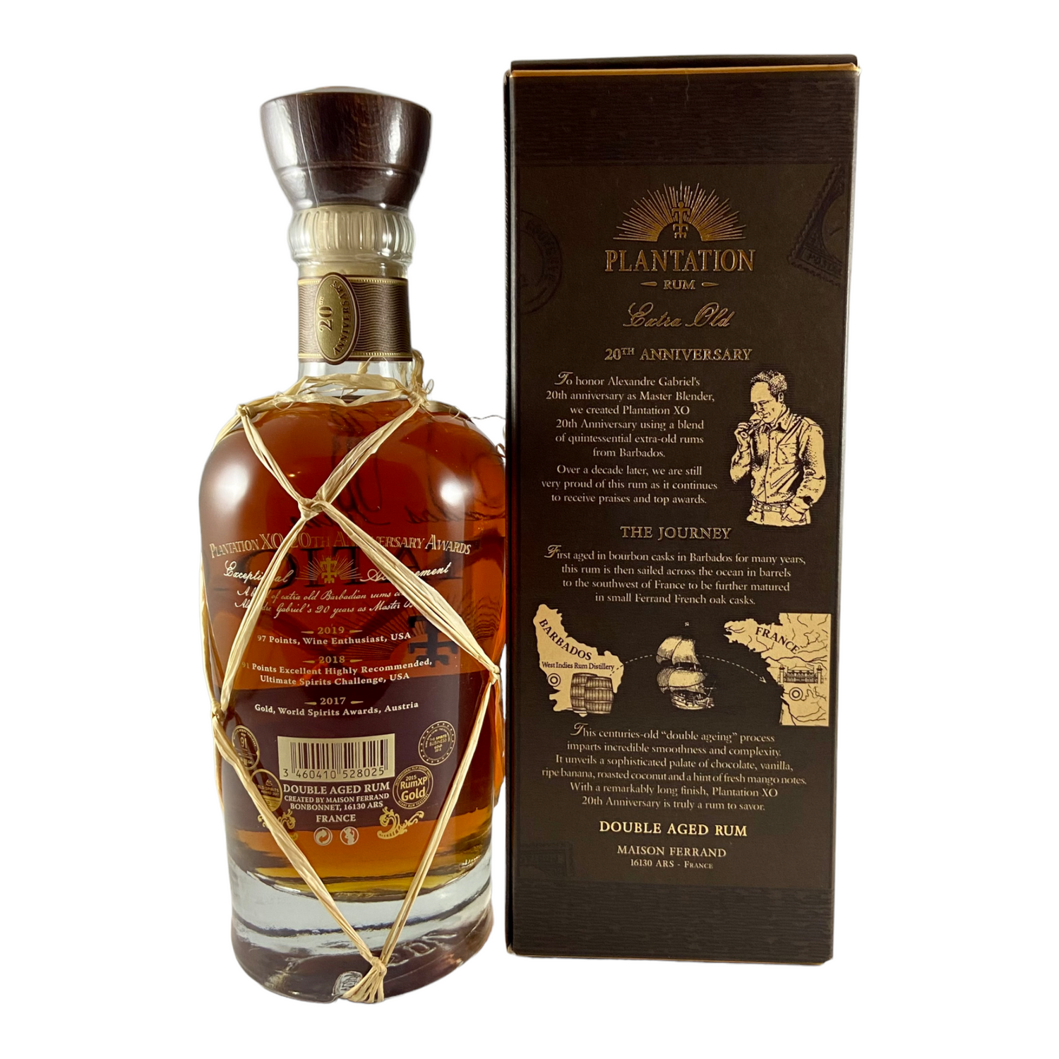 Plantation Barbados Rum XO (20th Anniversary) - Dramante