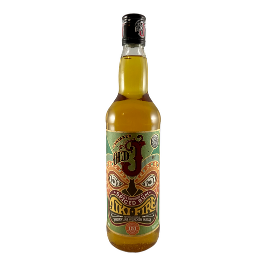 Old J Fire Tiki Spiced Rum - Dramante